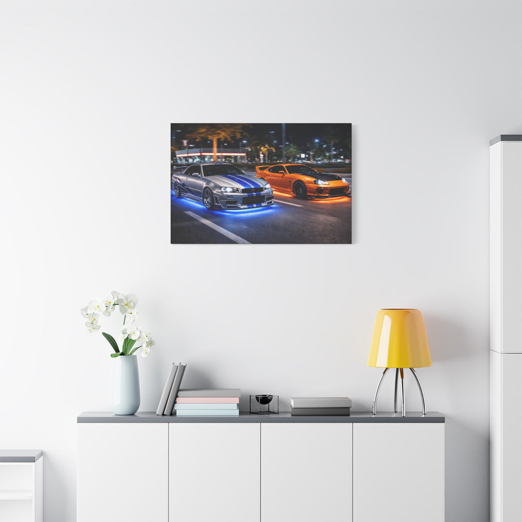 Midnight Rivals Canvas