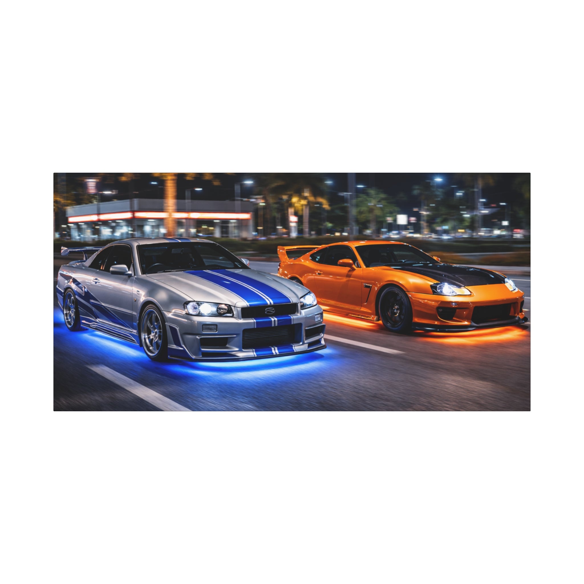 Midnight Rivals Canvas