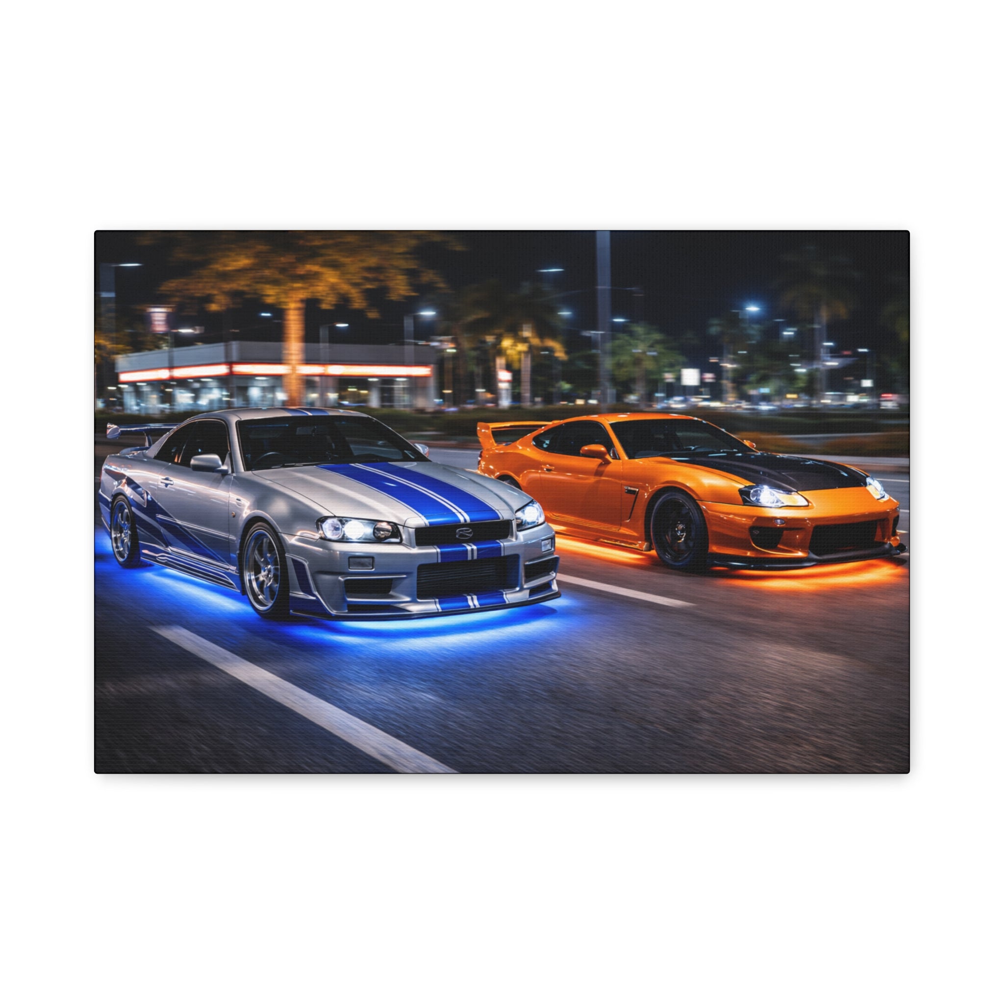 Midnight Rivals Canvas