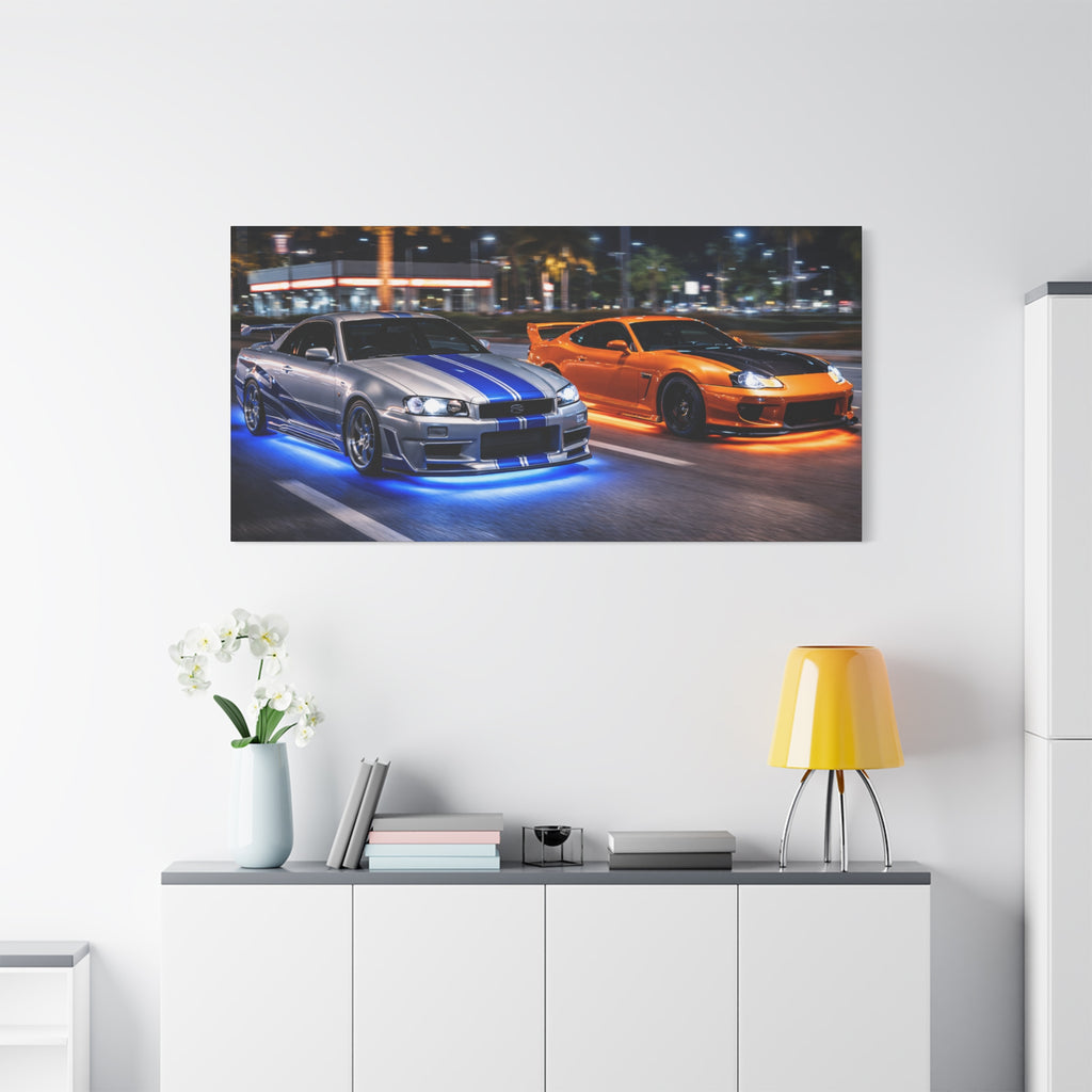 Midnight Rivals Canvas