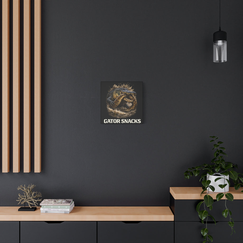 “Gator Snacks” Canvas — Survival of the Strongest