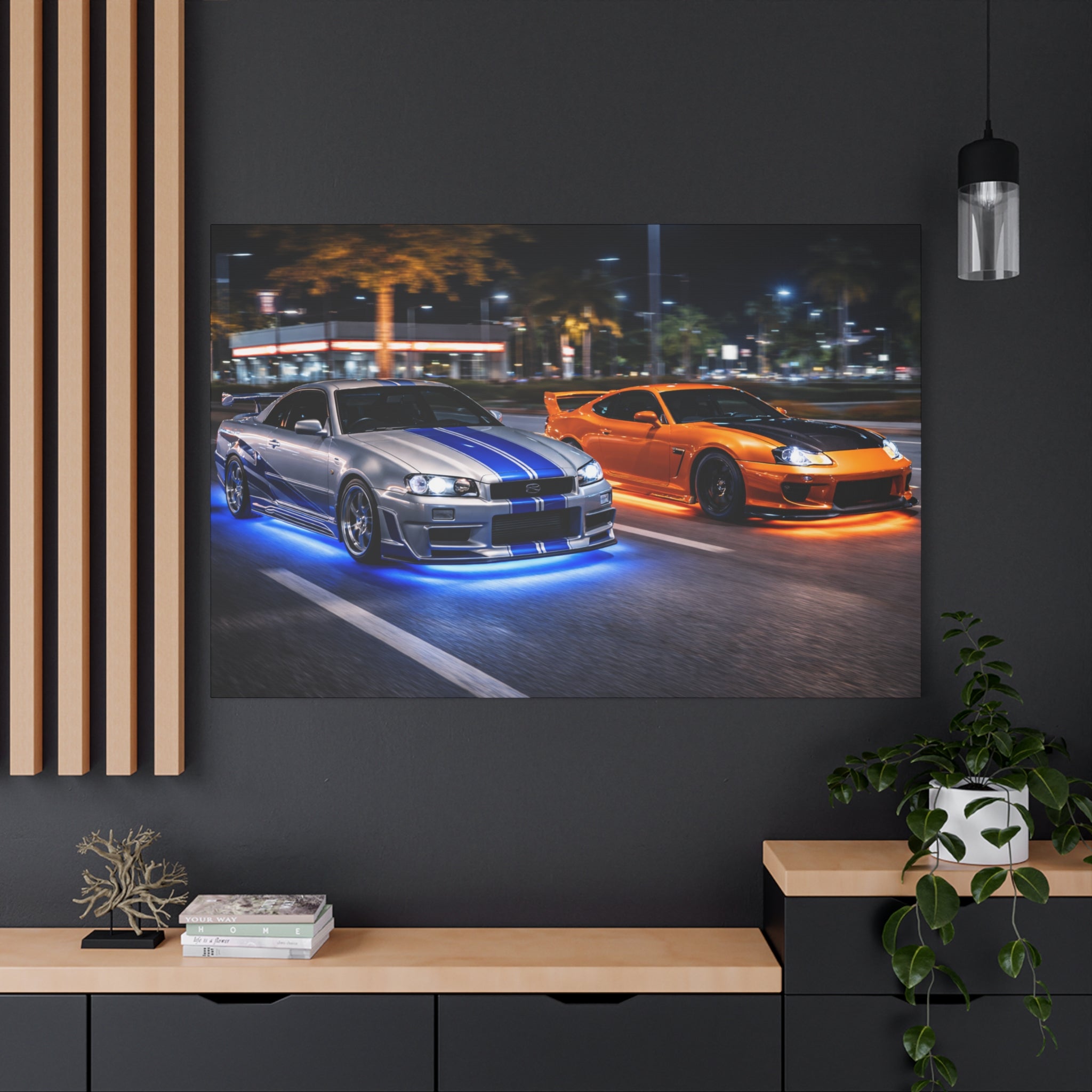 Midnight Rivals Canvas