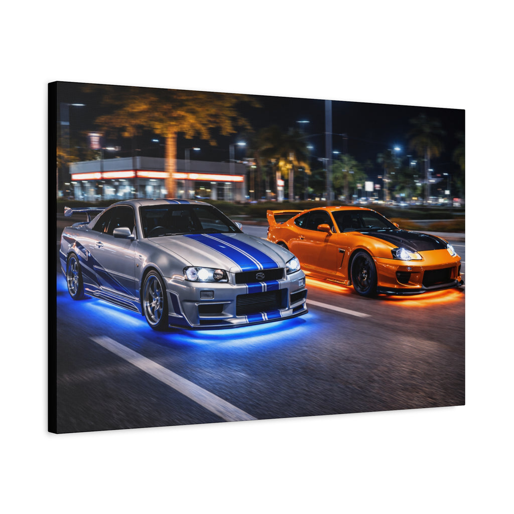 Midnight Rivals Canvas