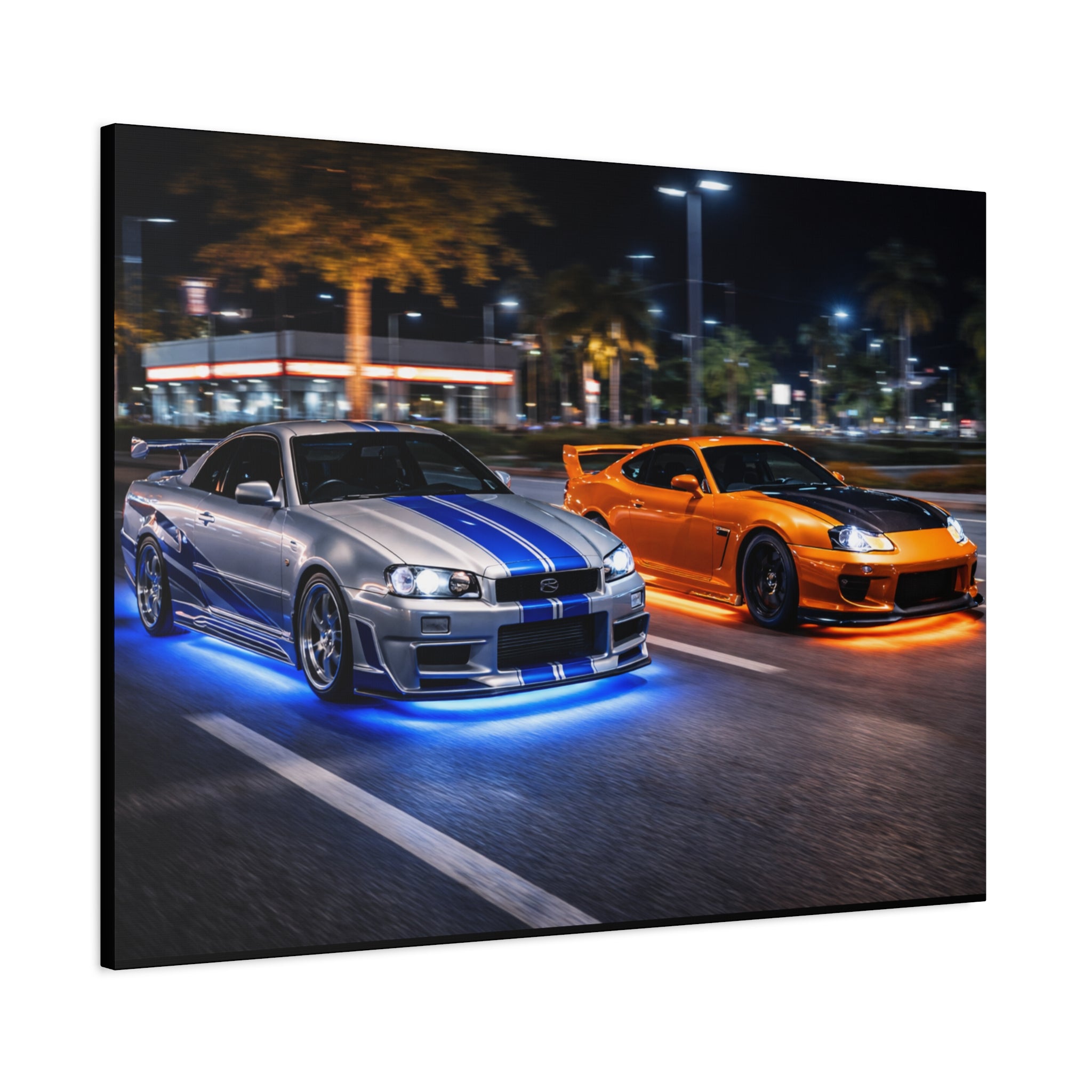 Midnight Rivals Canvas