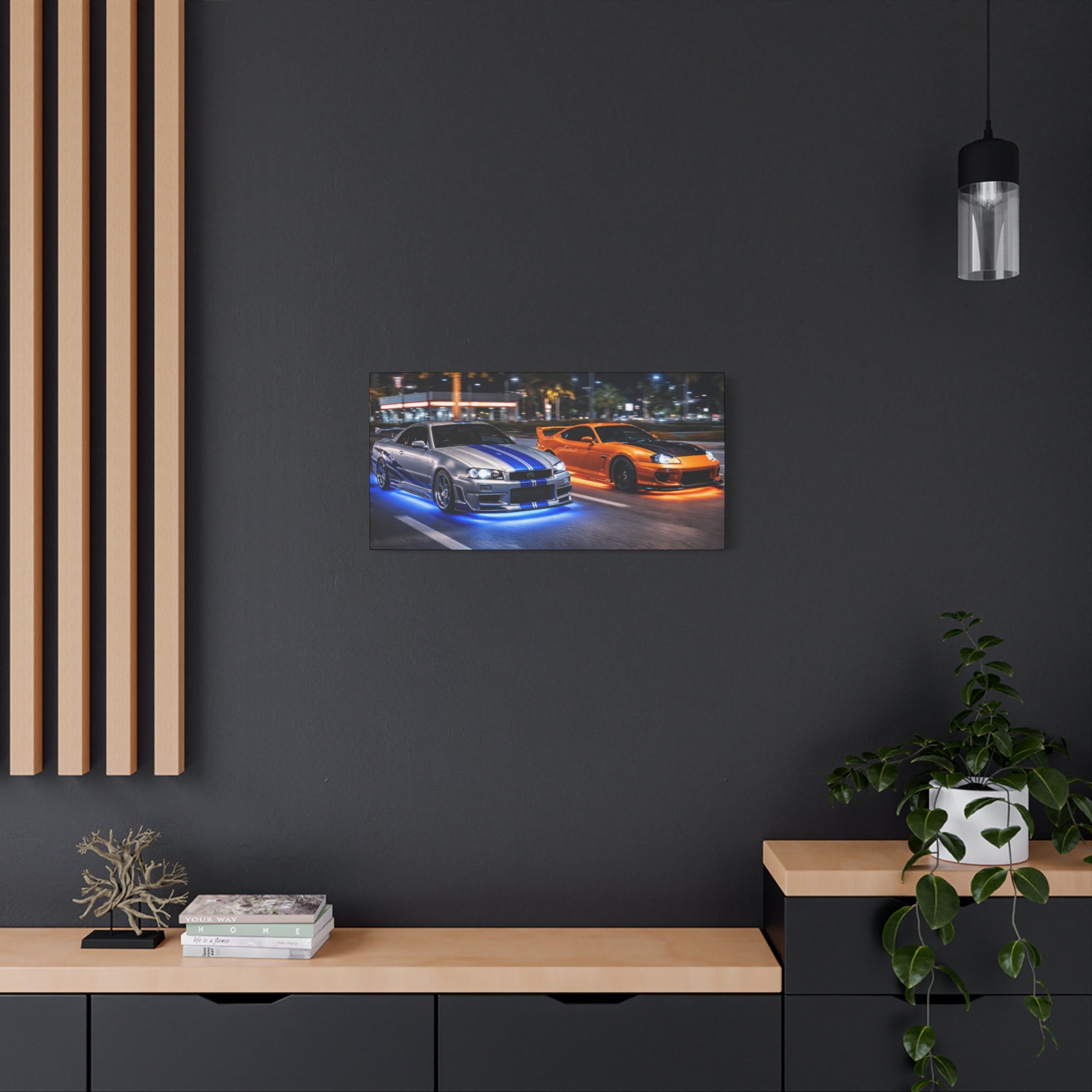 Midnight Rivals Canvas