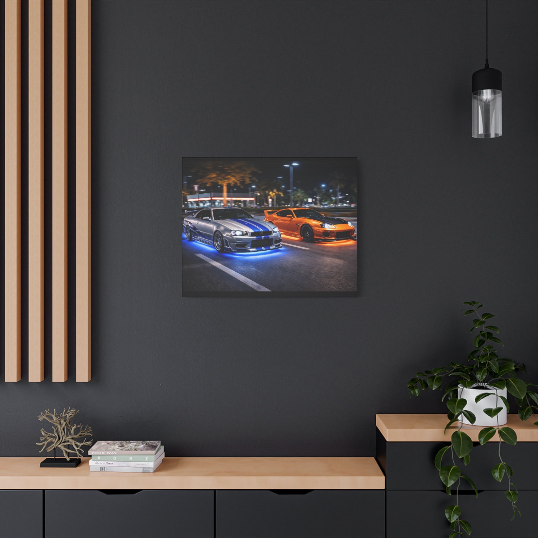 Midnight Rivals Canvas