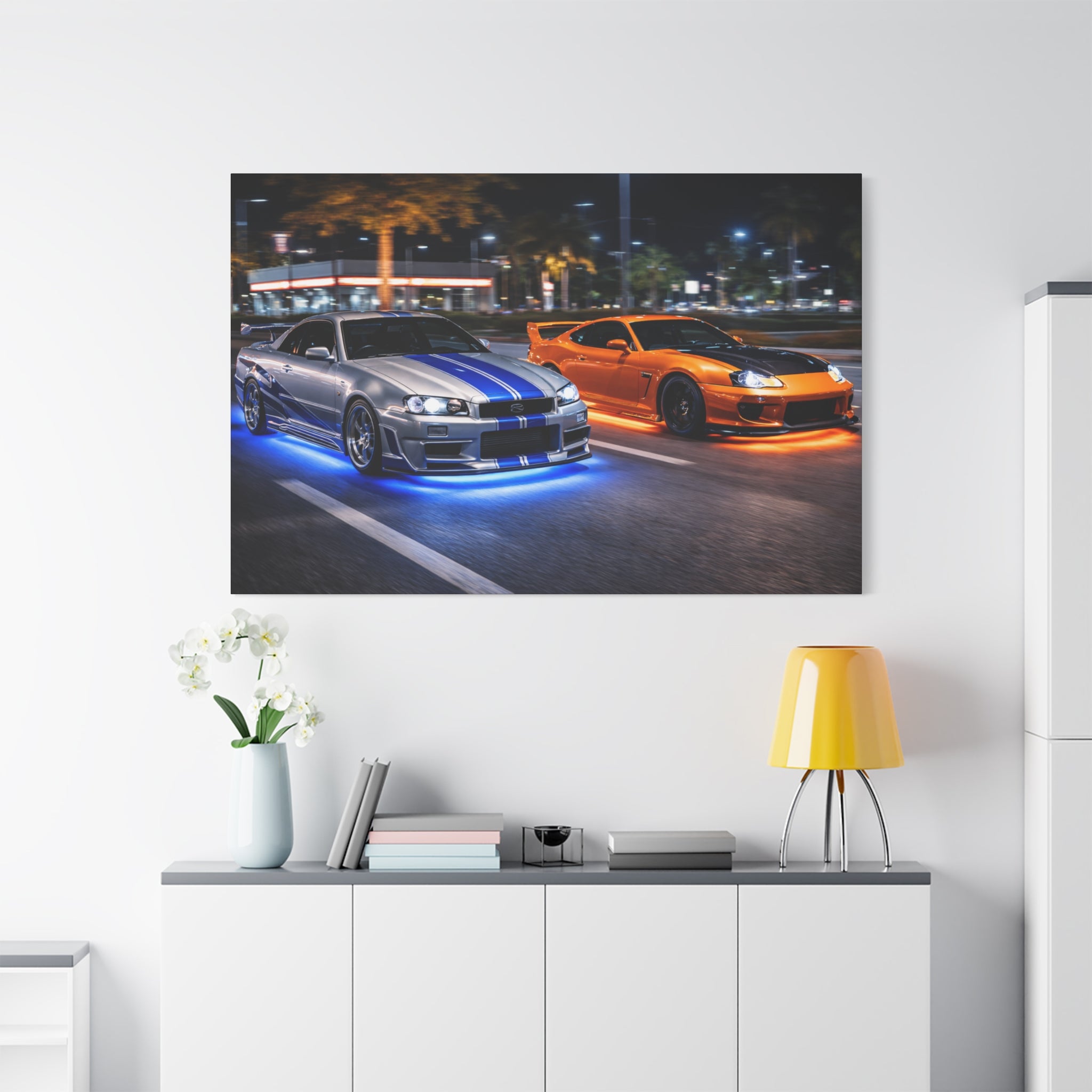 Midnight Rivals Canvas