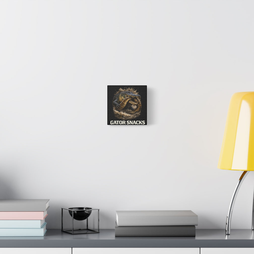 “Gator Snacks” Canvas — Survival of the Strongest