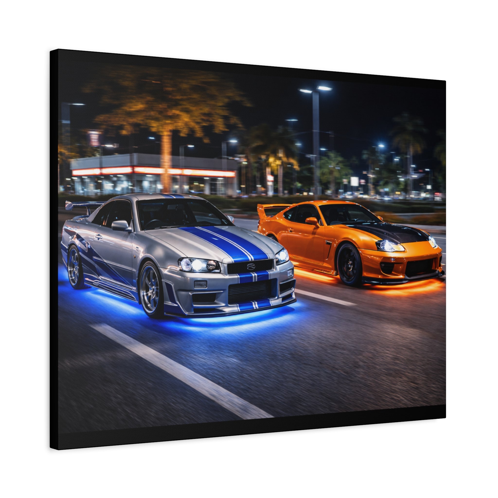 Midnight Rivals Canvas