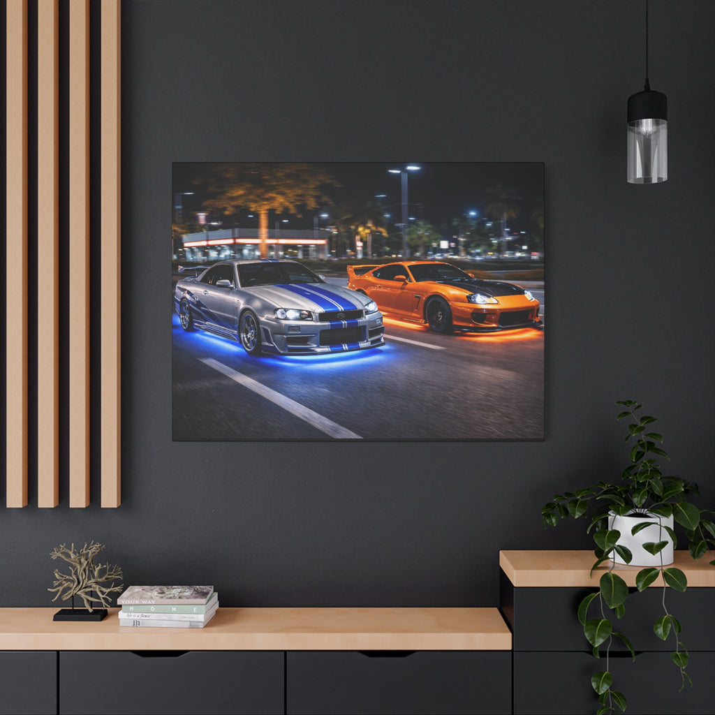 Midnight Rivals Canvas