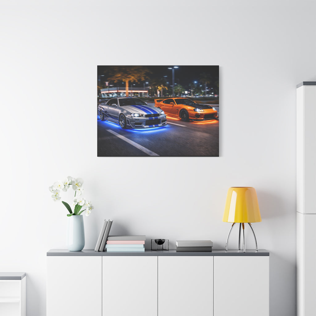 Midnight Rivals Canvas