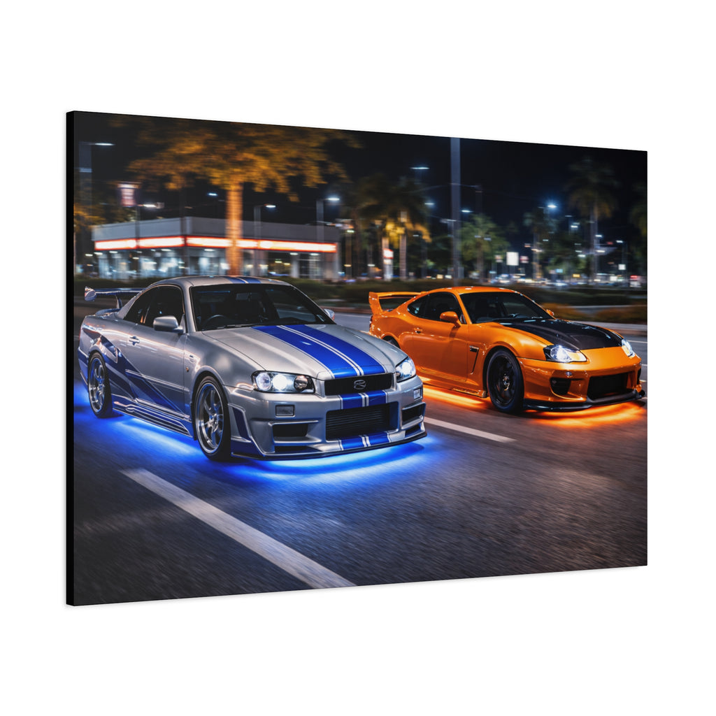 Midnight Rivals Canvas