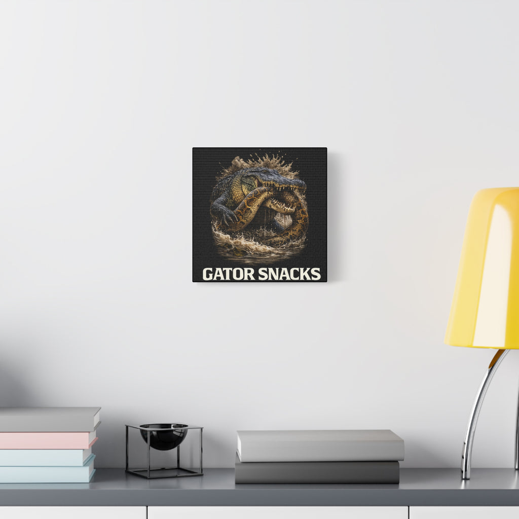 “Gator Snacks” Canvas — Survival of the Strongest