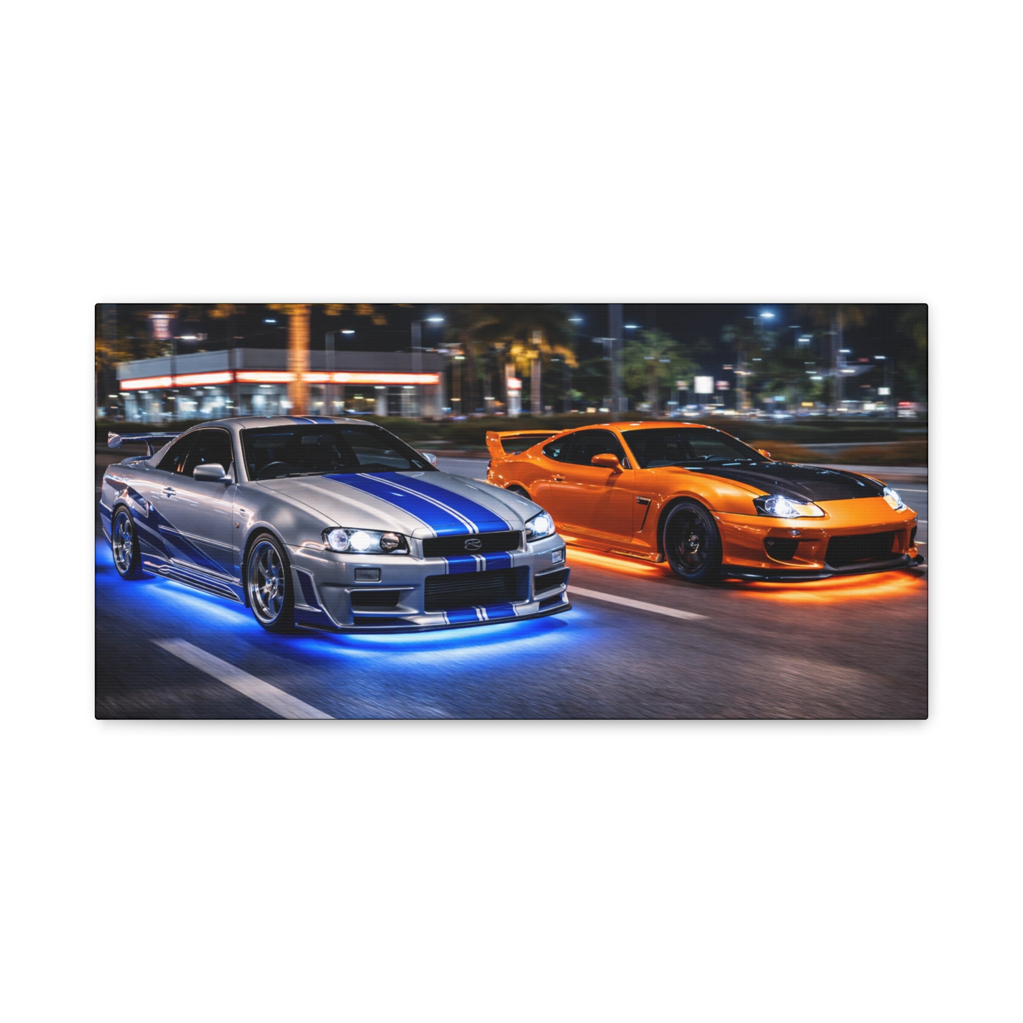 Midnight Rivals Canvas