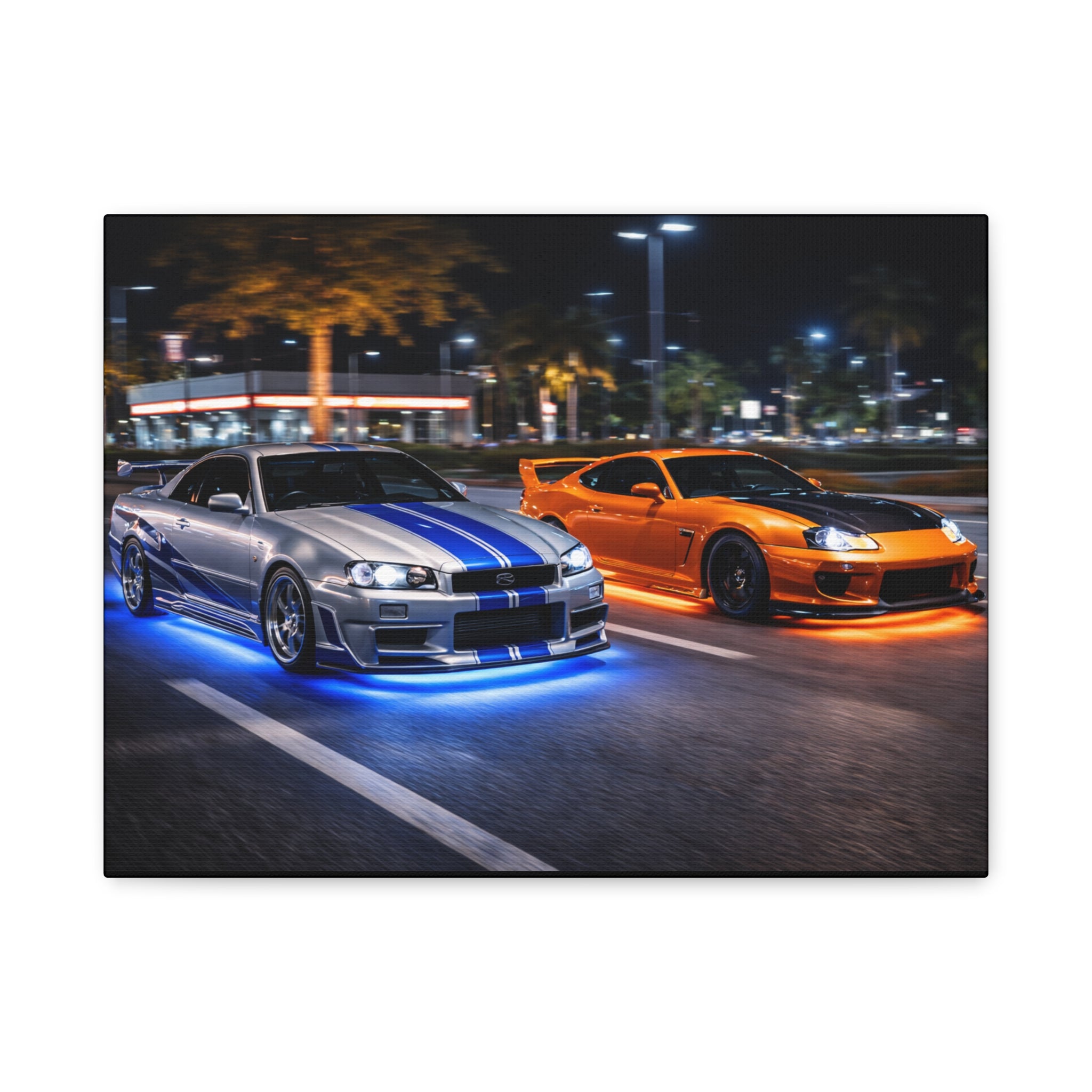 Midnight Rivals Canvas