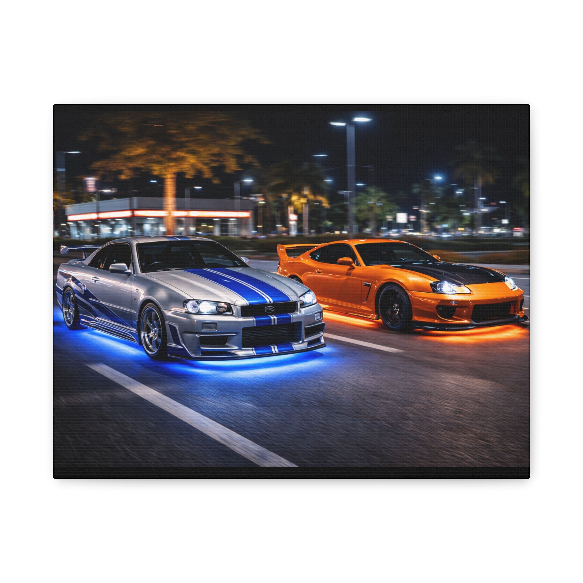 Midnight Rivals Canvas