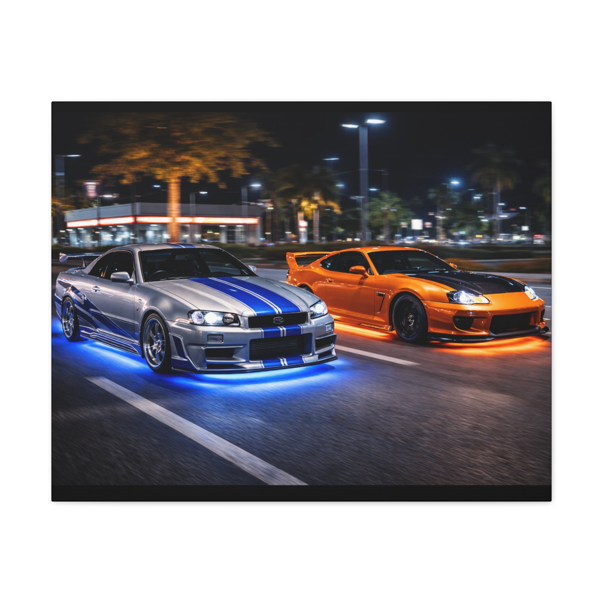 Midnight Rivals Canvas