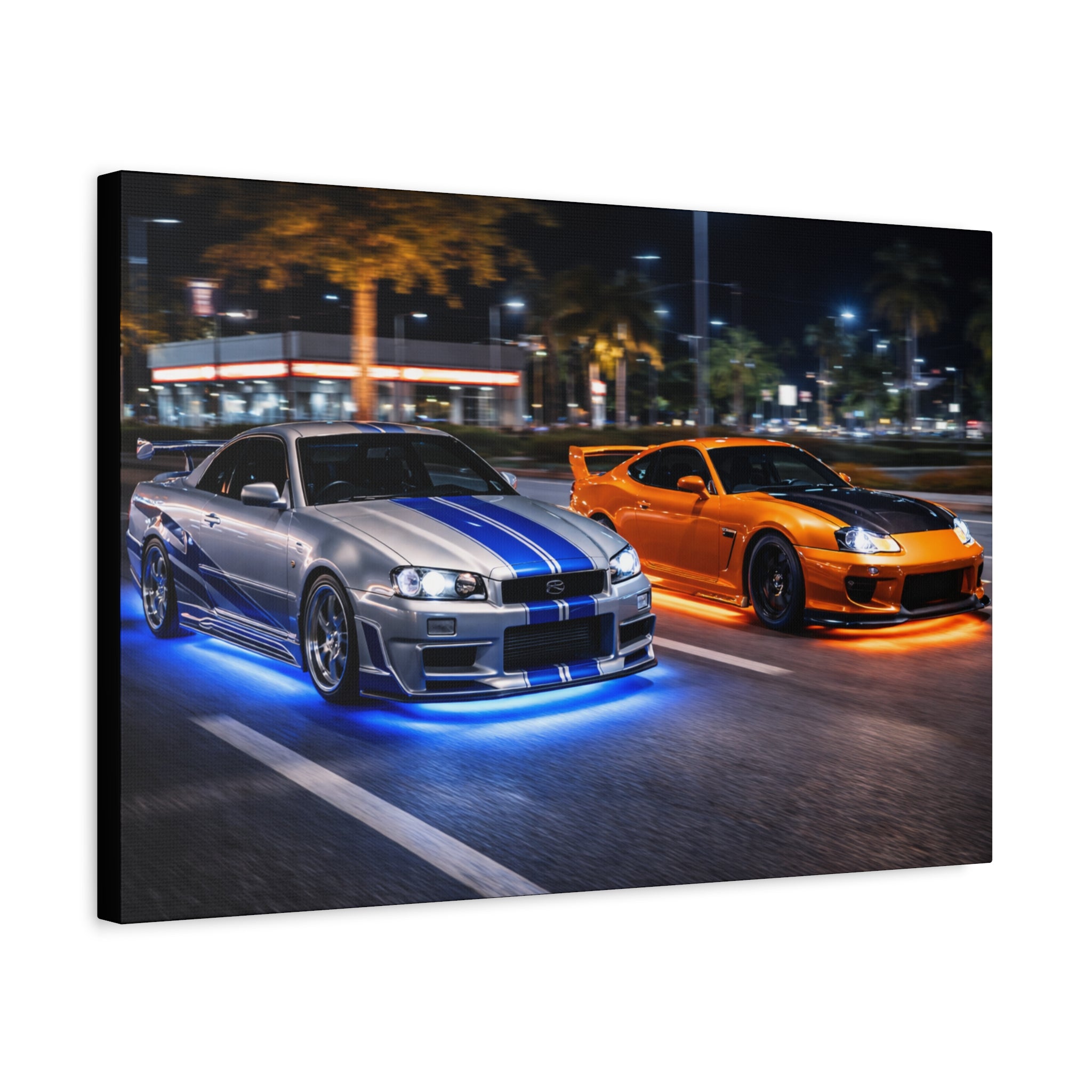 Midnight Rivals Canvas