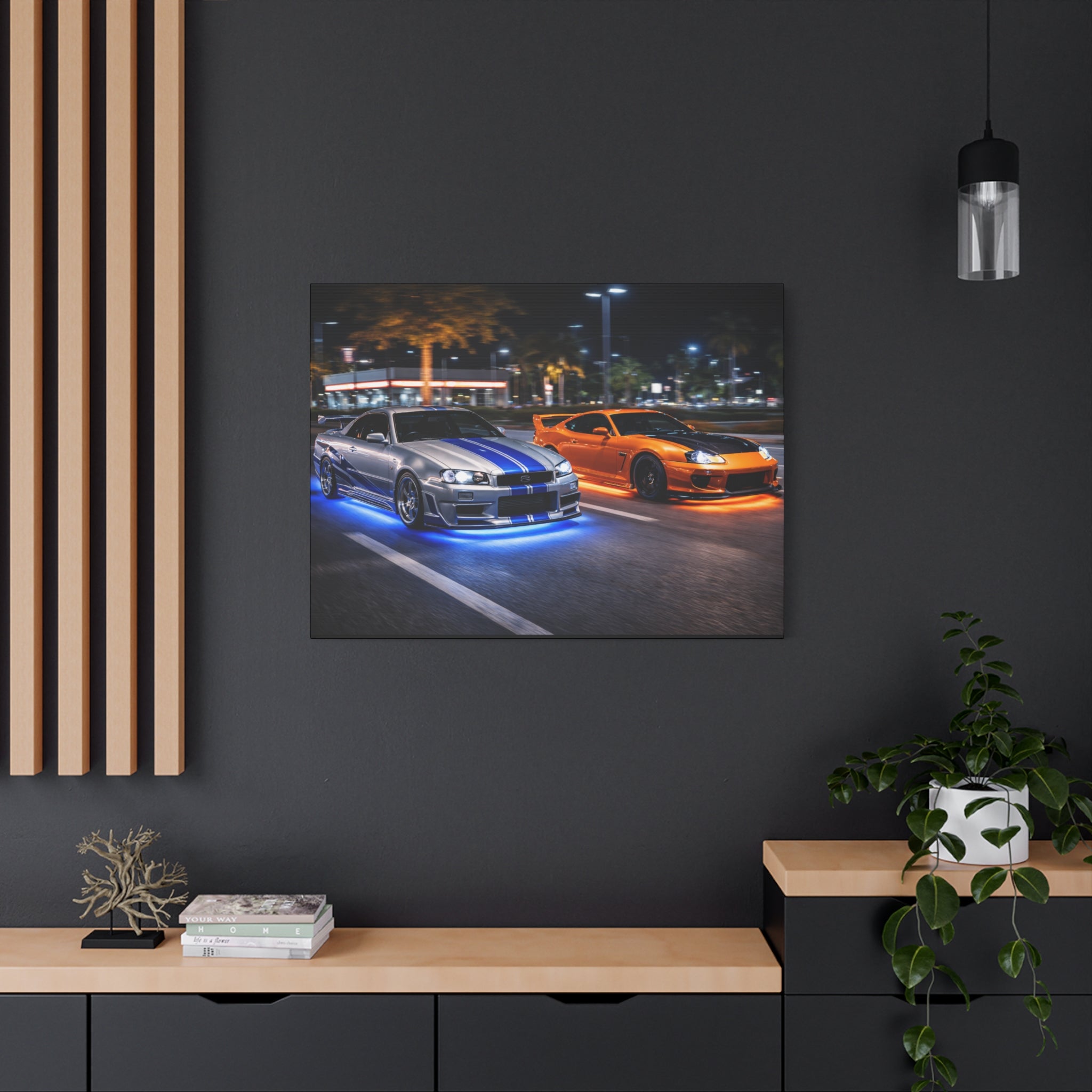 Midnight Rivals Canvas