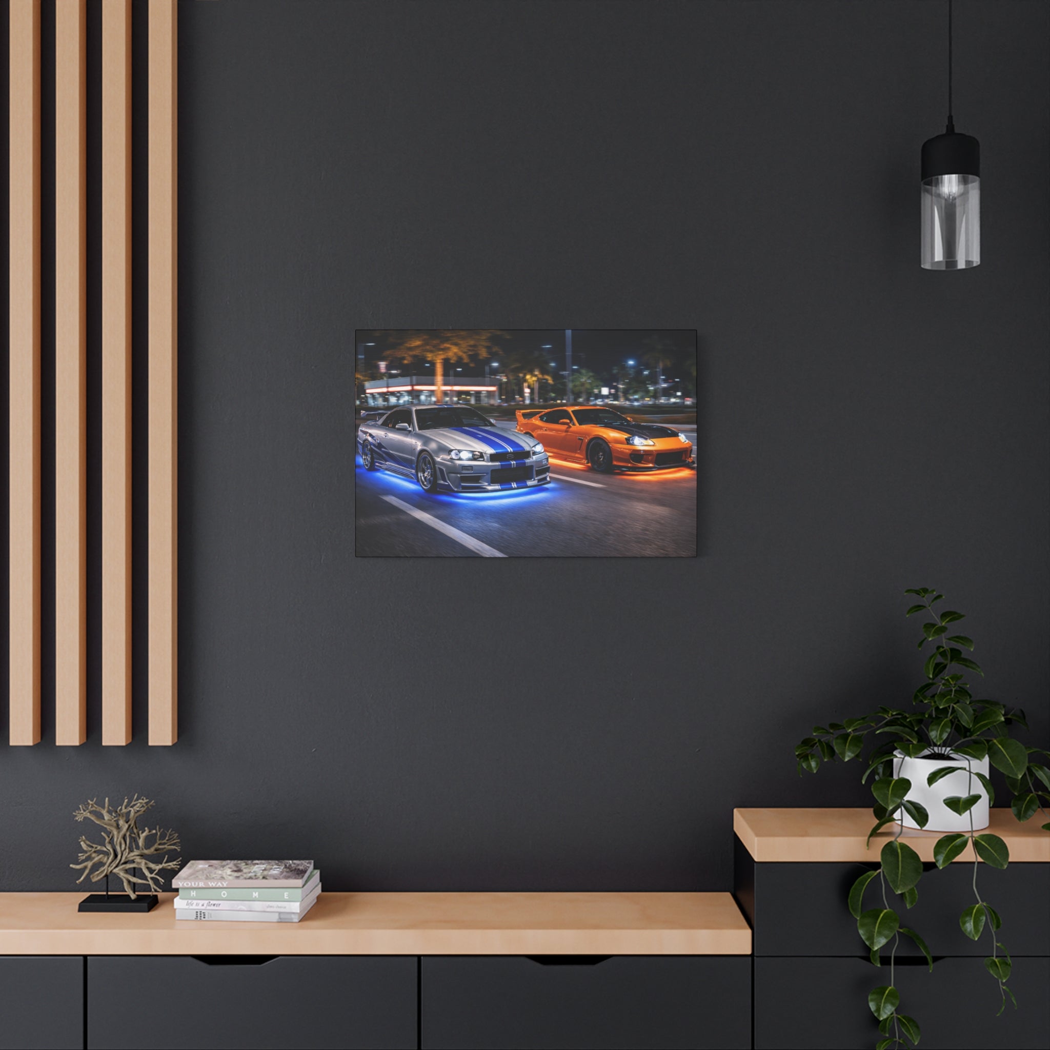 Midnight Rivals Canvas