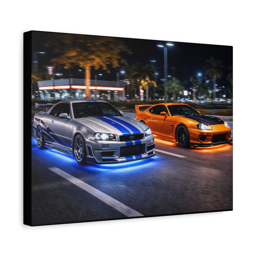 Midnight Rivals Canvas