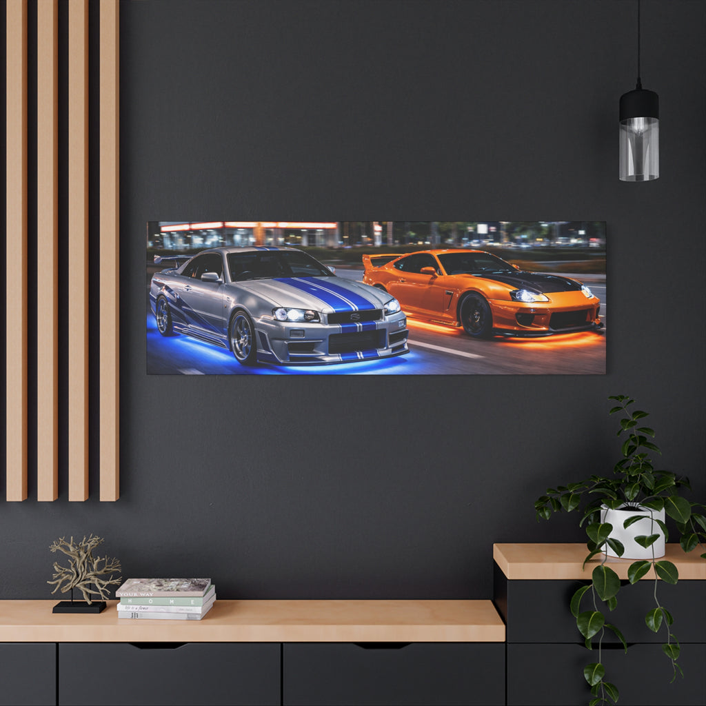 Midnight Rivals Canvas