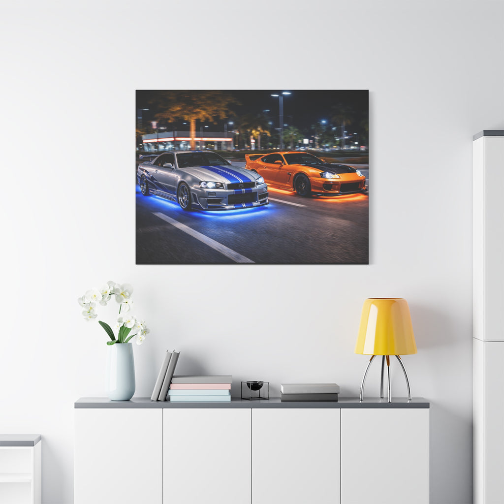 Midnight Rivals Canvas